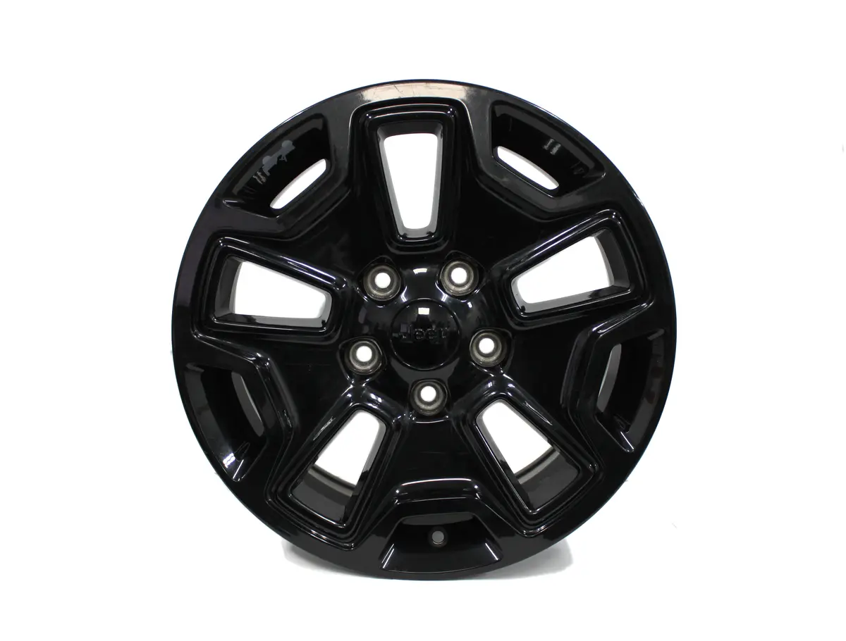 17" Jeep Wrangler Rubicon 2013-2025 Wheel Oem 9118 Black Rim 1