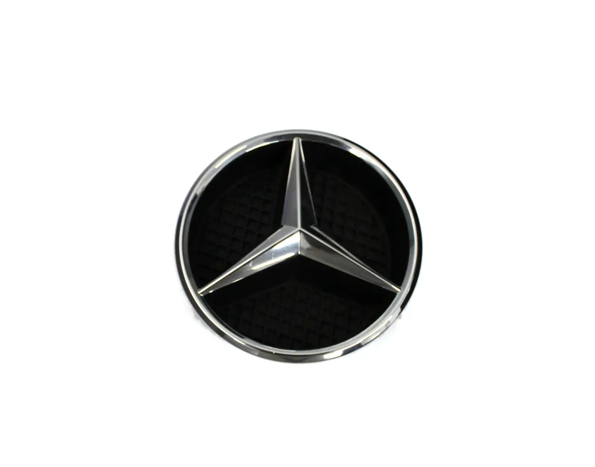Mercedes Benz Front Star Logo Base Matte Black A0008880060 E C Gla Clk Ml Gl 1