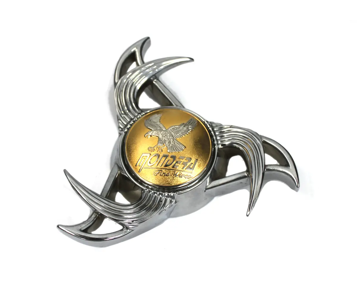 Mondera Wire Wheel Spinner Gold Emblem New 1