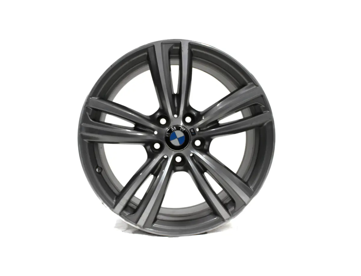 Rear Bmw Machined Gray 328I 320I 335I 440I Oem Wheel 19" Original Oem 86014 1