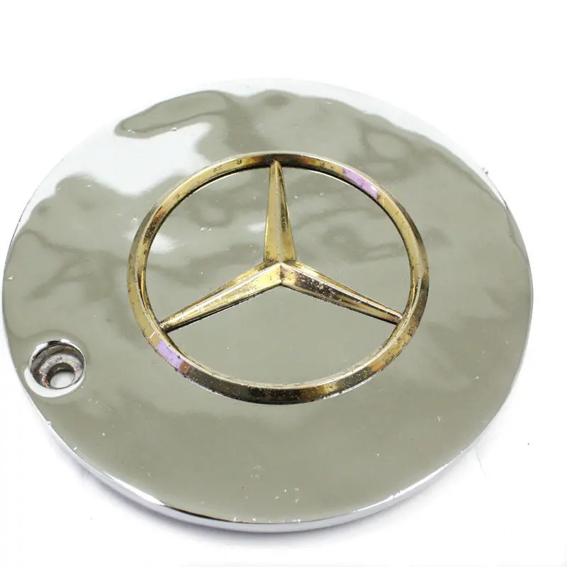 Mercedes Benz Wheel Pro 31 Chrome Center Cap Gold Emblem Used 1