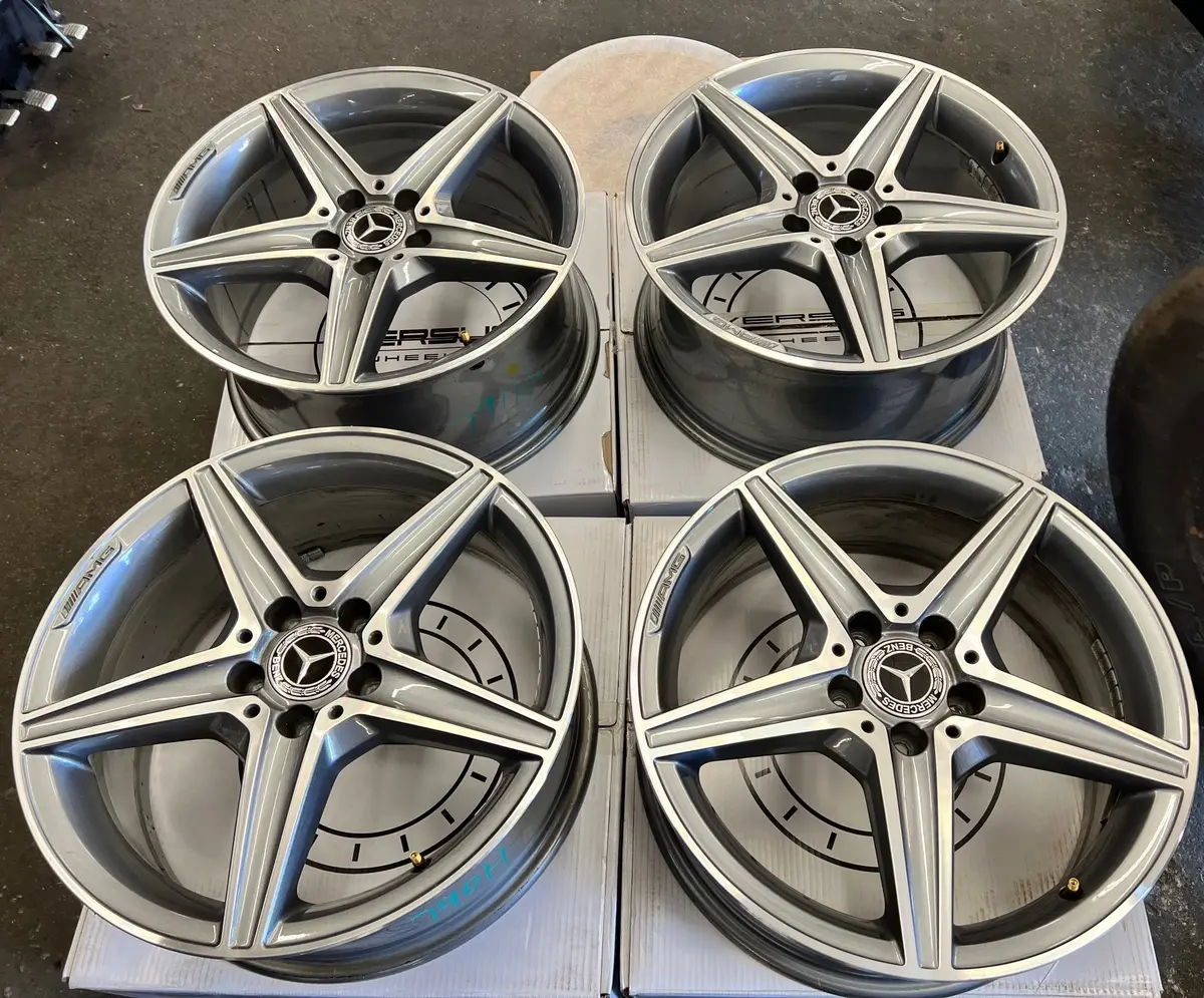 18" Staggered Amg Mercedes Benz Wheels Oem C300 C400 2015 2016 2017 2018 2019 1