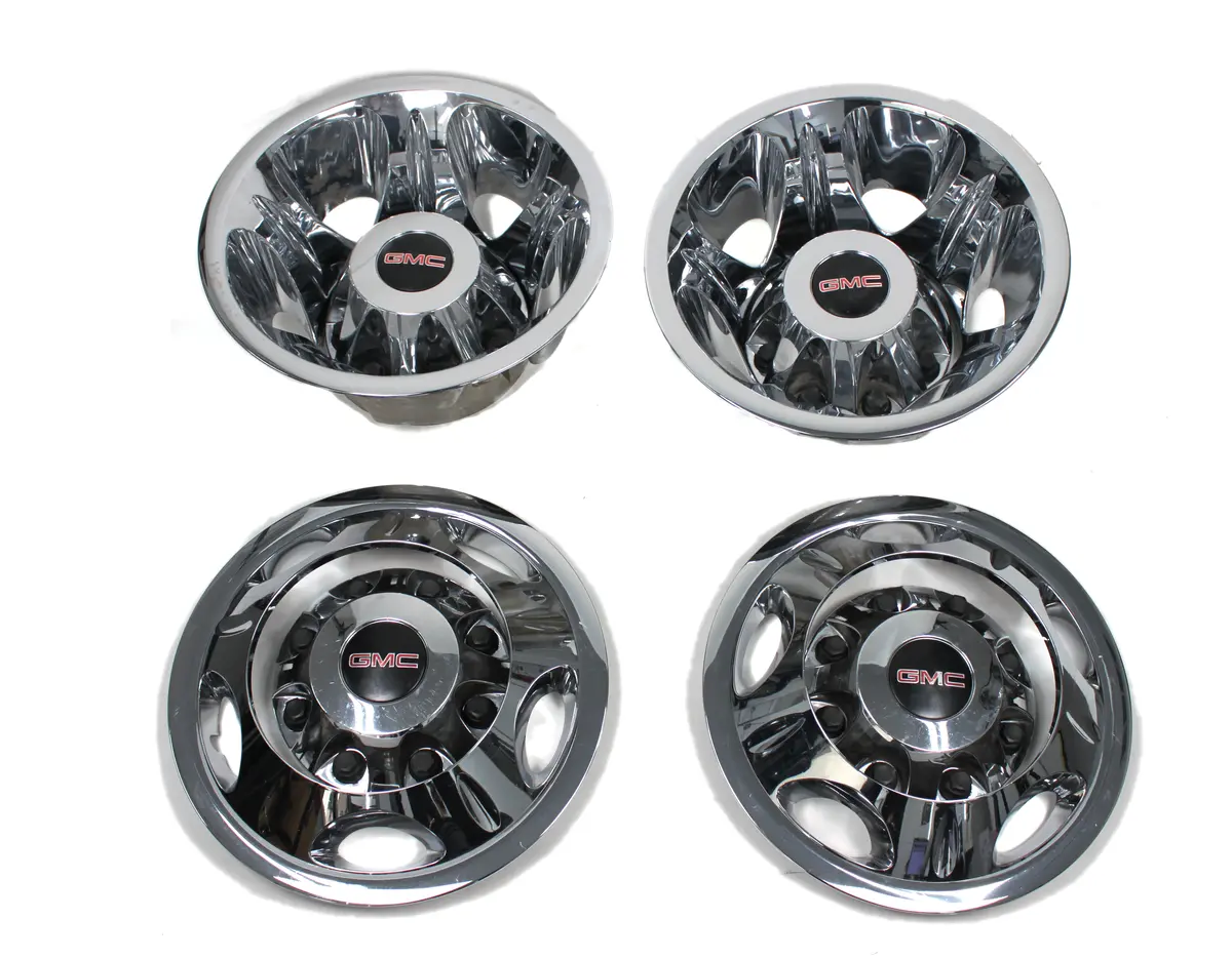 Wheel Simulator Set For 2011-2024 Gmc Sierra 3500Hd 17" Steel Dually Wheel 1