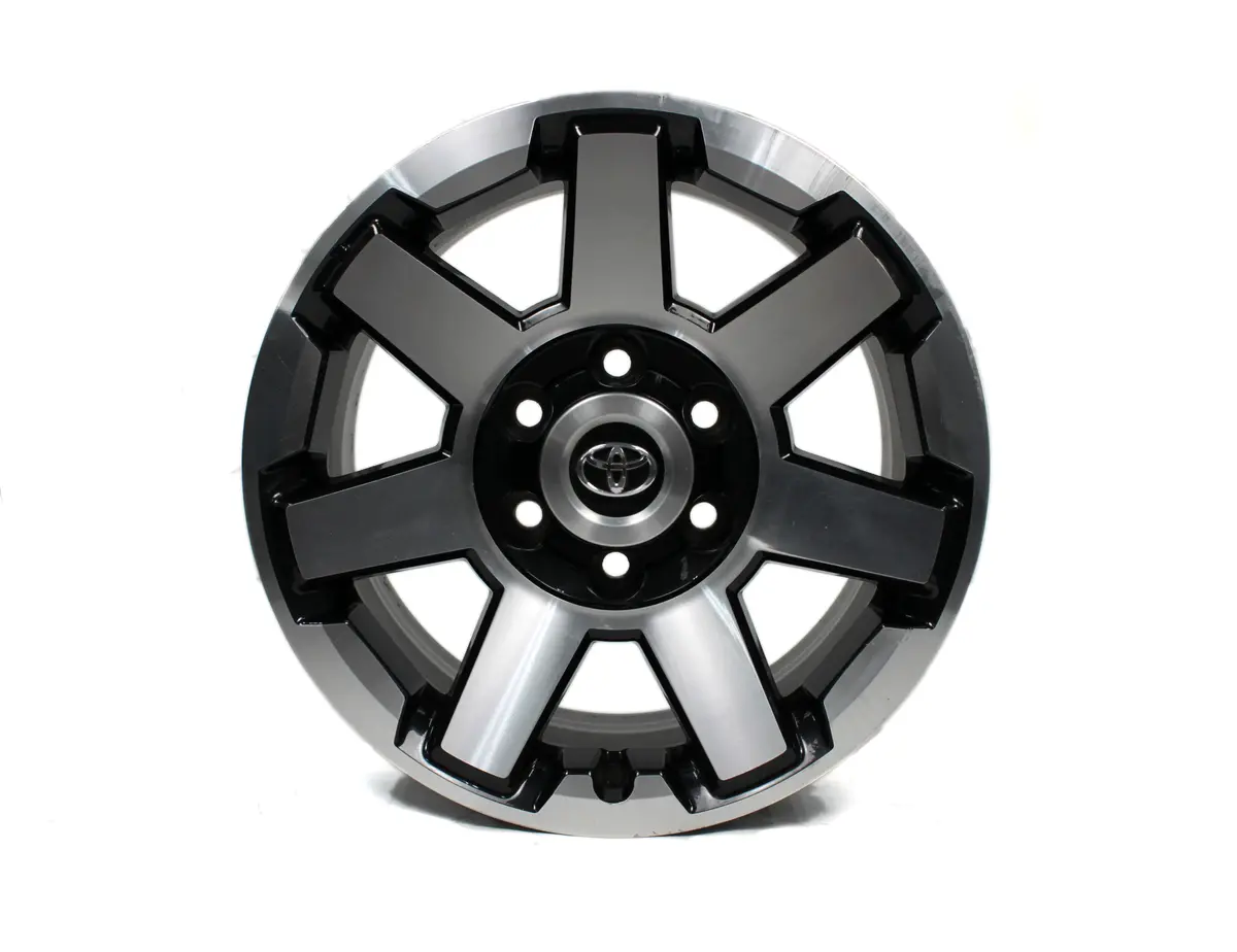 Toyota 4 Runner Fj Cruiser 17" Wheel Machined Black Factory Oem 75154 Rim 1
