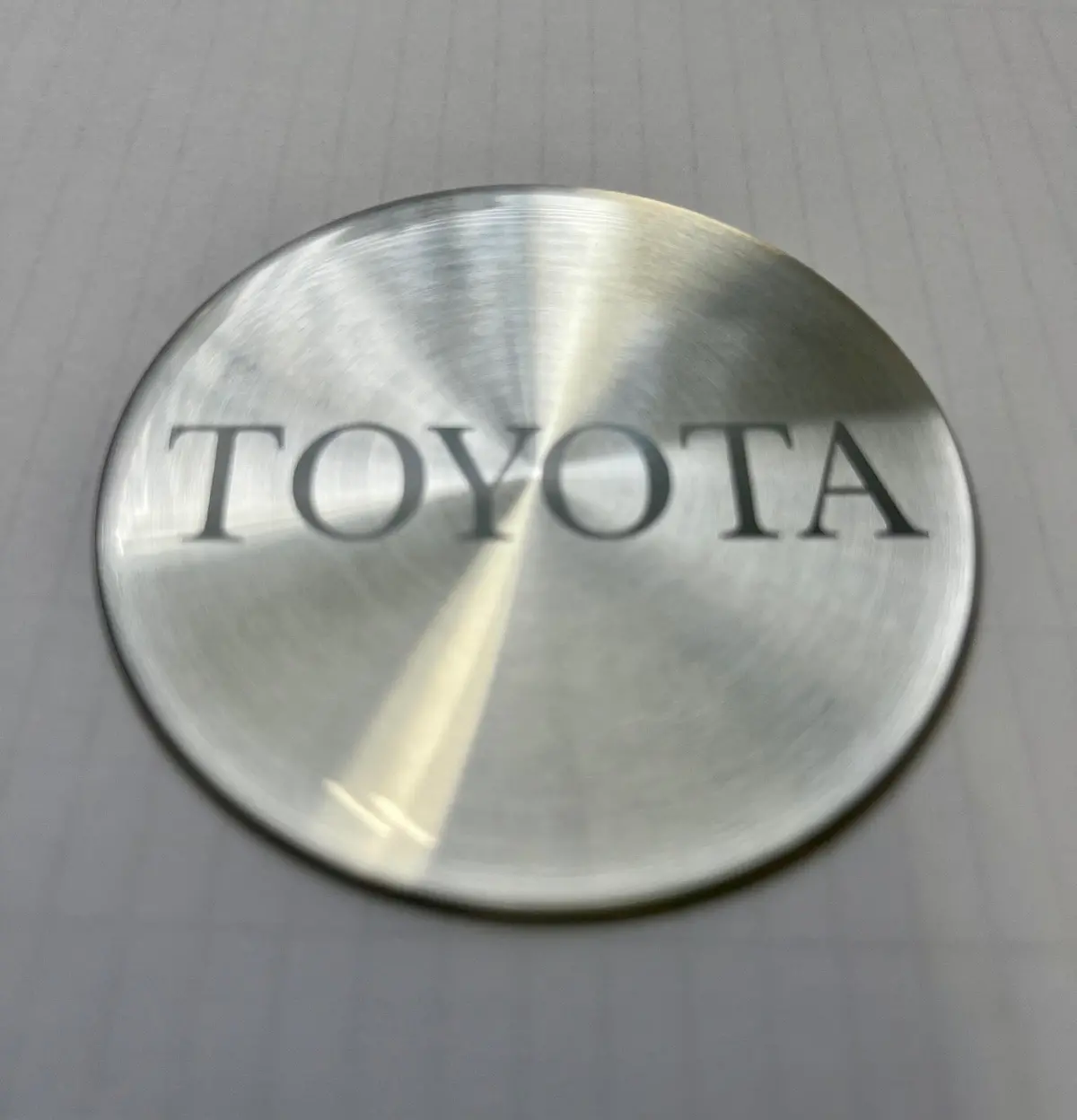 Toyota Wheel Center Cap Emblem Sticker Decal Silver 70Mm Single New 1
