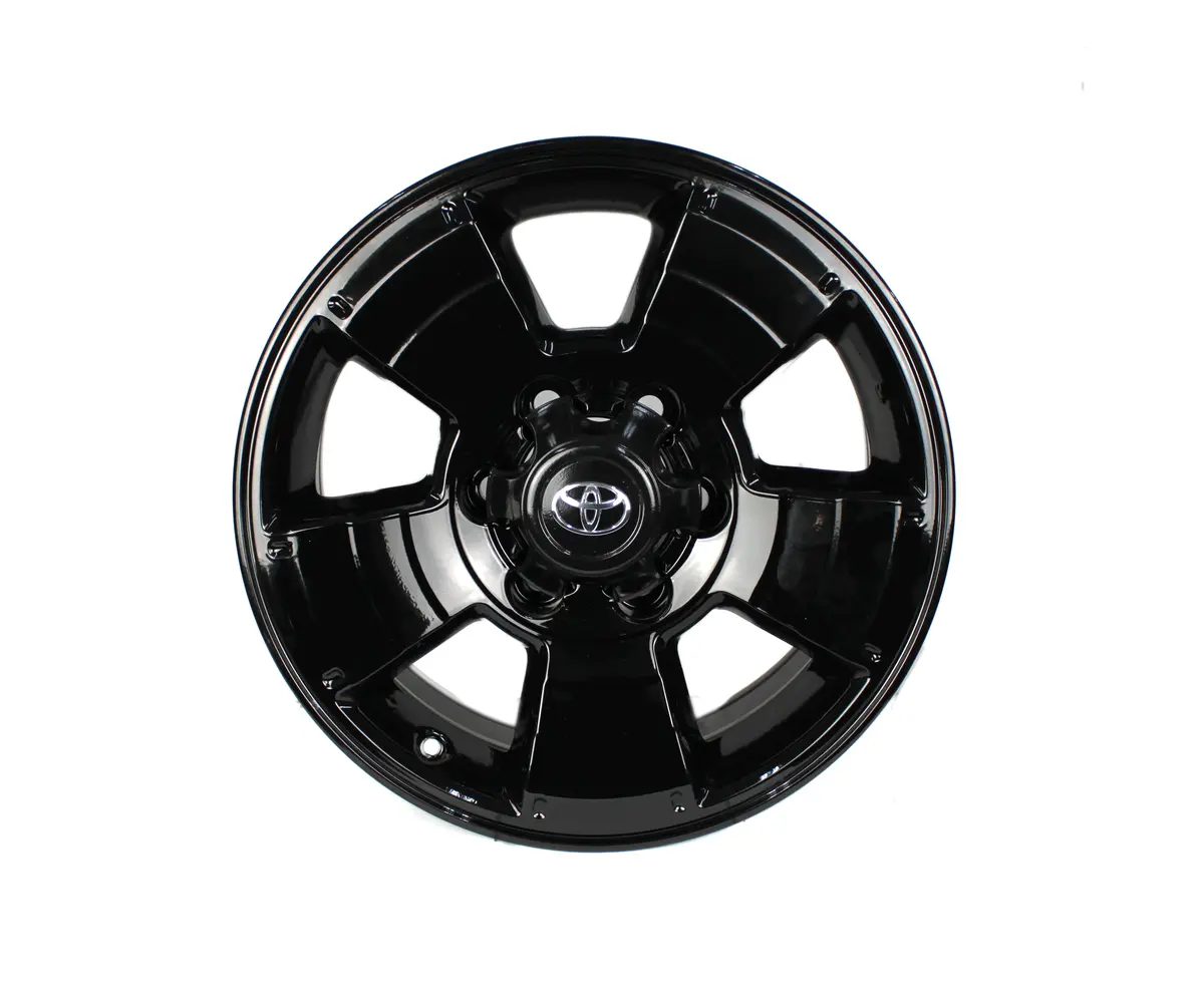 17" Toyota Tacoma Wheels Oem 69463 Gloss Black Rims 2005-2015 Set 2