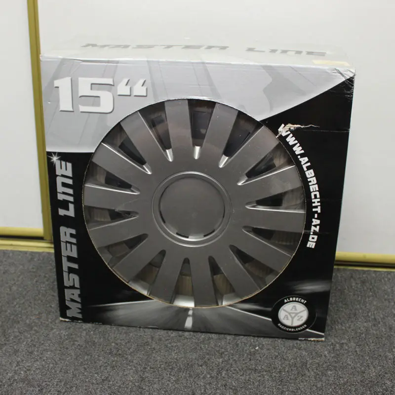 Set Of 4 Piece 15" Silver Hubcaps Wheel Cover 1