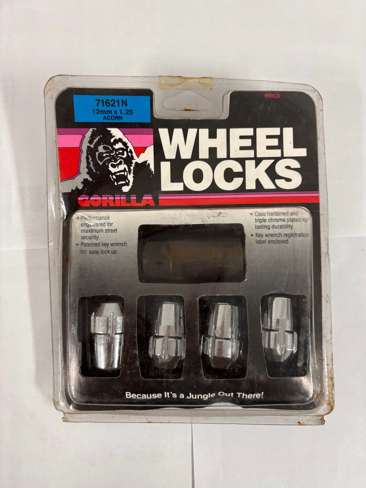 Gorilla Acorn Chrome Wheel Locks 71621N 12Mm X 1.25 Thread Size 1