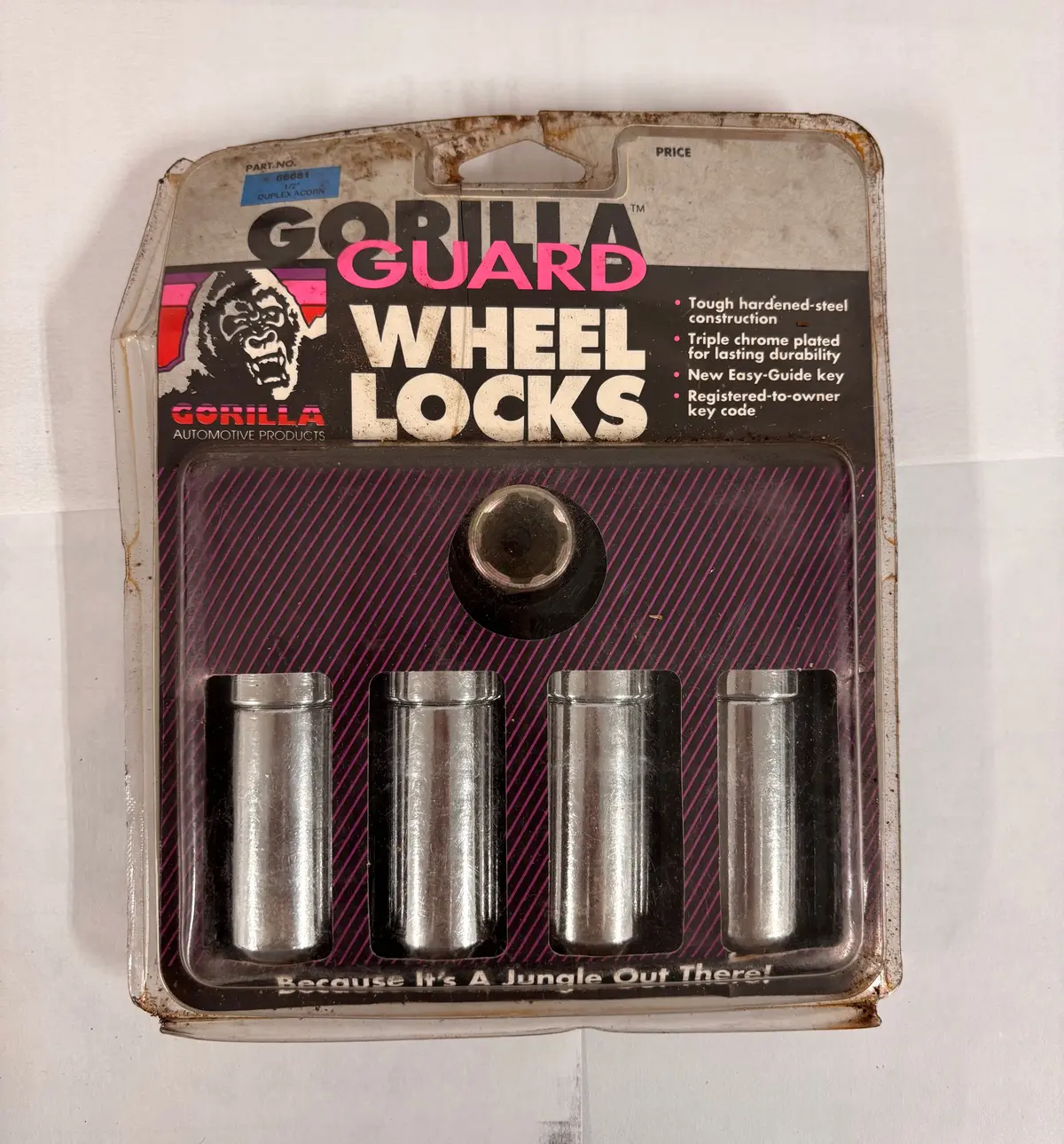 Gorilla Duplex Acorn Chrome 1/2" Wheel Locks 66681 1