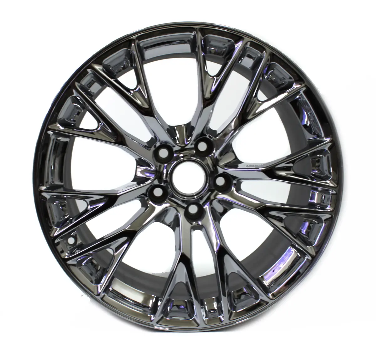 19" Wheel Front Corvette Z06 2016 2017 2018 2019 2020 Chrome Oem 5739 1