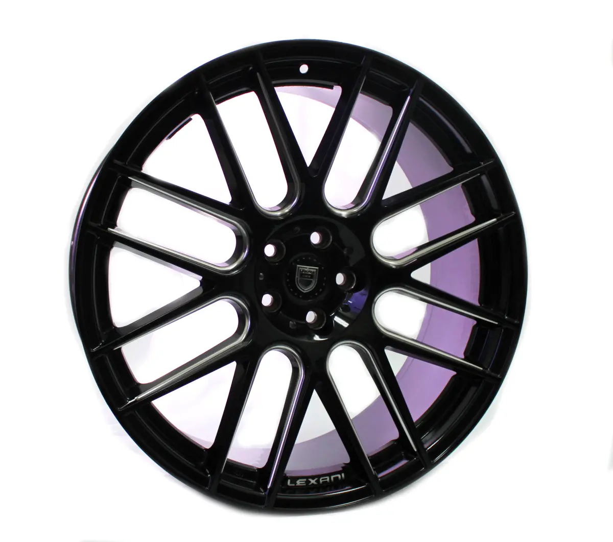 22X9 Wheel Lexani Css-8 Gloss Black 1