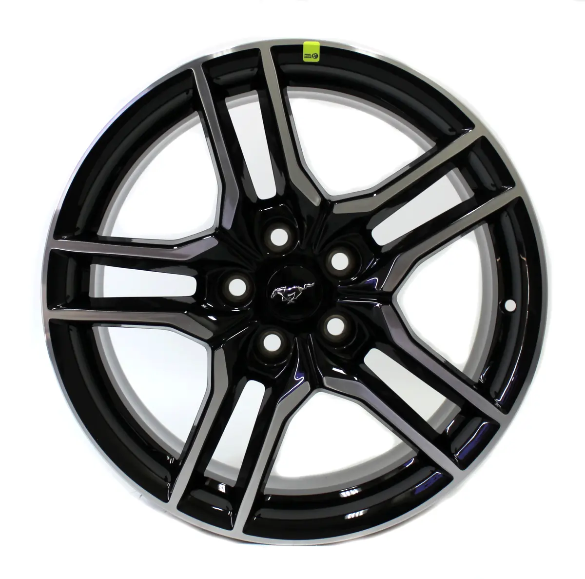 18" Wheel Ford Mustang 2018 2019 2021 Black Machine Oem 10157 1