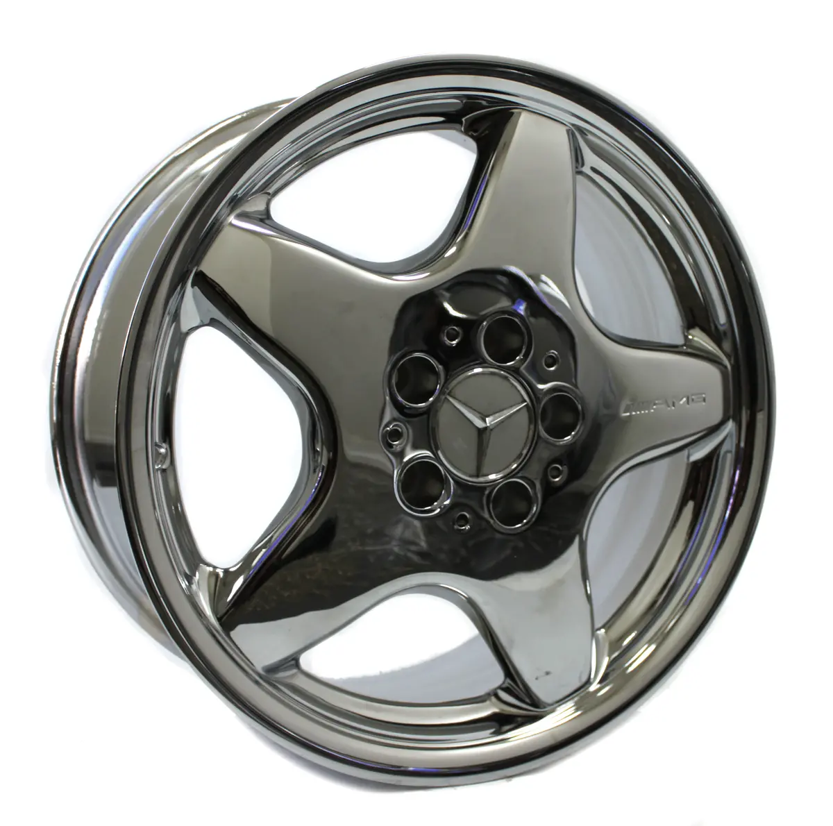 17" Rear Wheel Mercedes Amg C43 Clk320 Clk430 99 00 01 02 03 Chrome Oem 65242 1