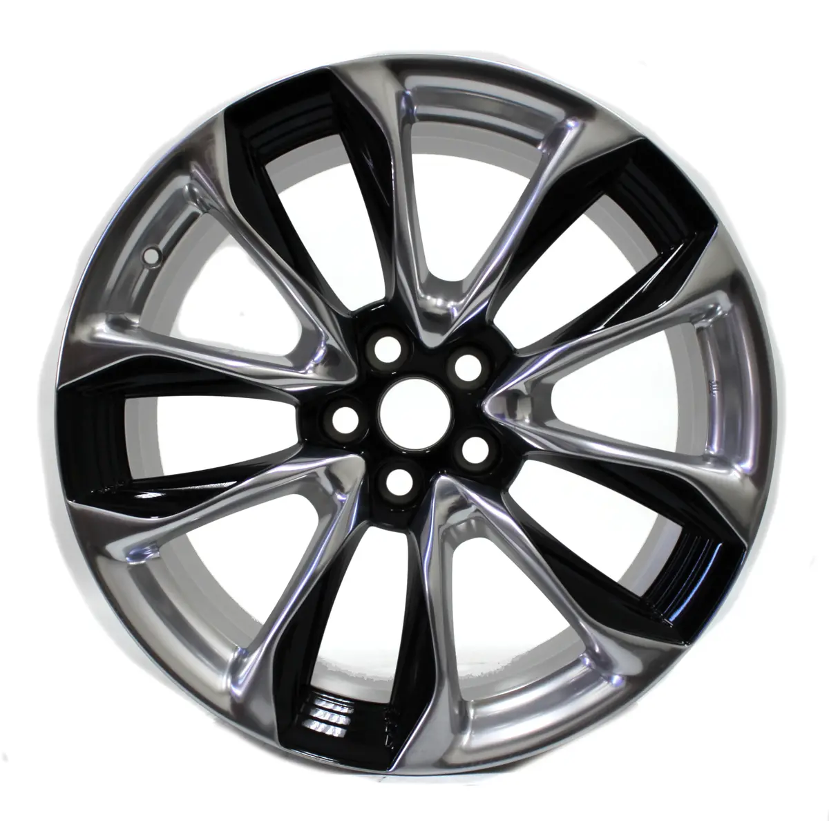 Rear Wheel 21" Lexus Lc 500 2018 2019 Black Polished Oem 74362 1