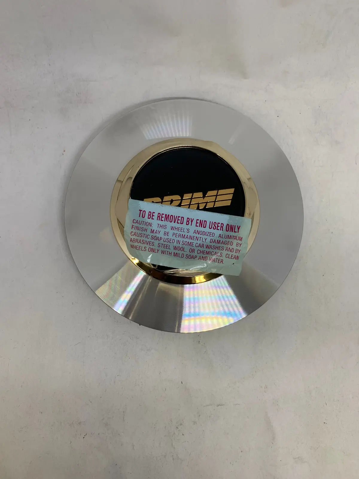 Prime Wheel Center Cap #93 Pw93 Fwd Flange Gold Hex Nut 1