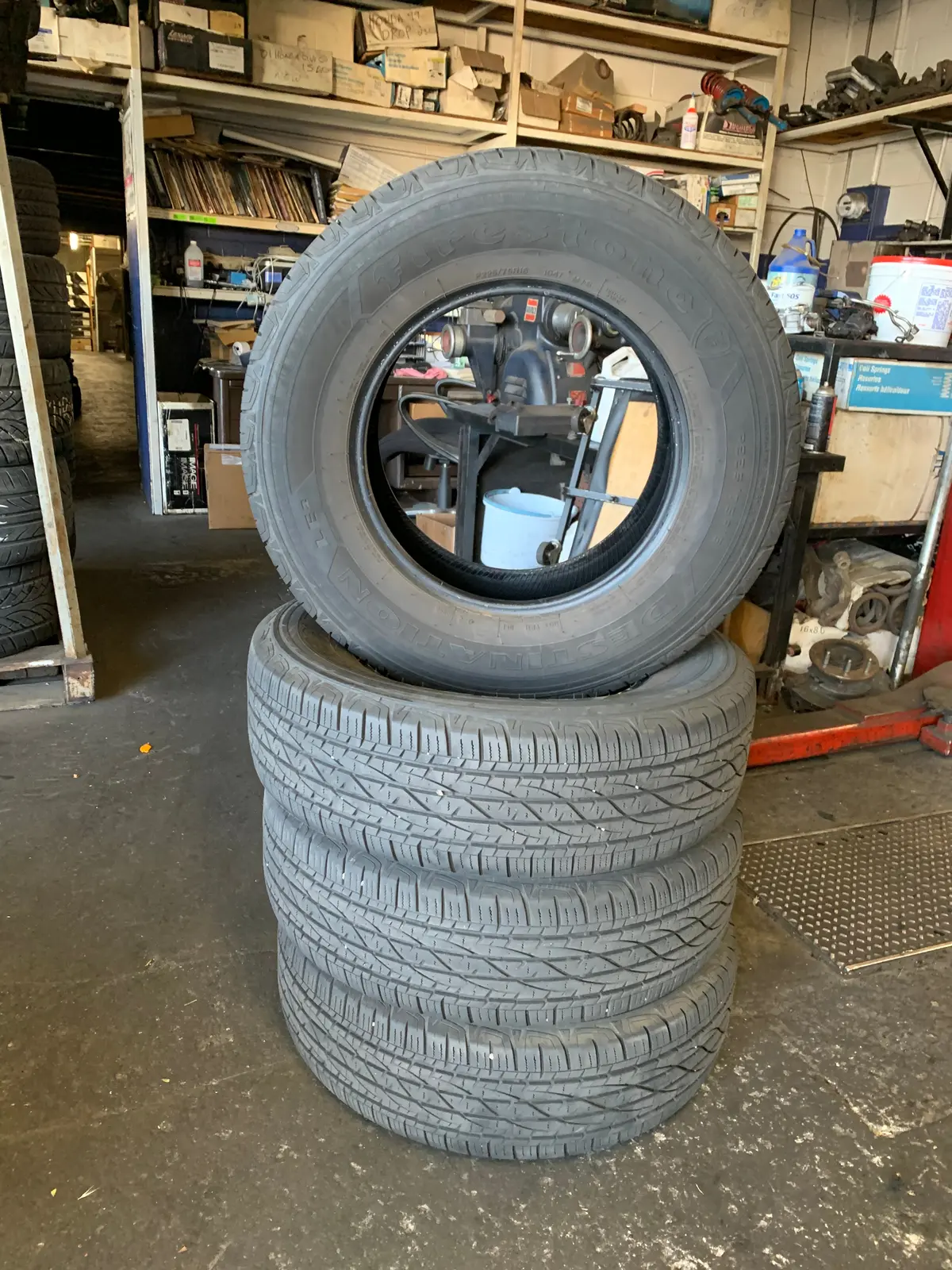 225/75R16 Firestone Tires Destination Le2 Take-Offs Set Of 4 1