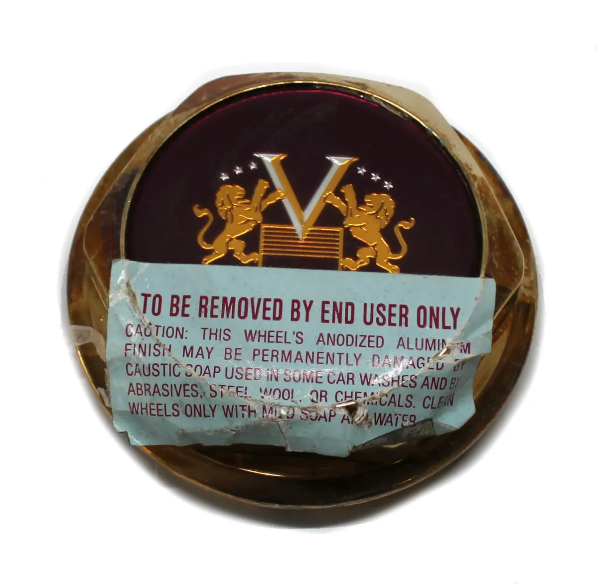 Vogue Wheel Gold Center Cap 93 New 1