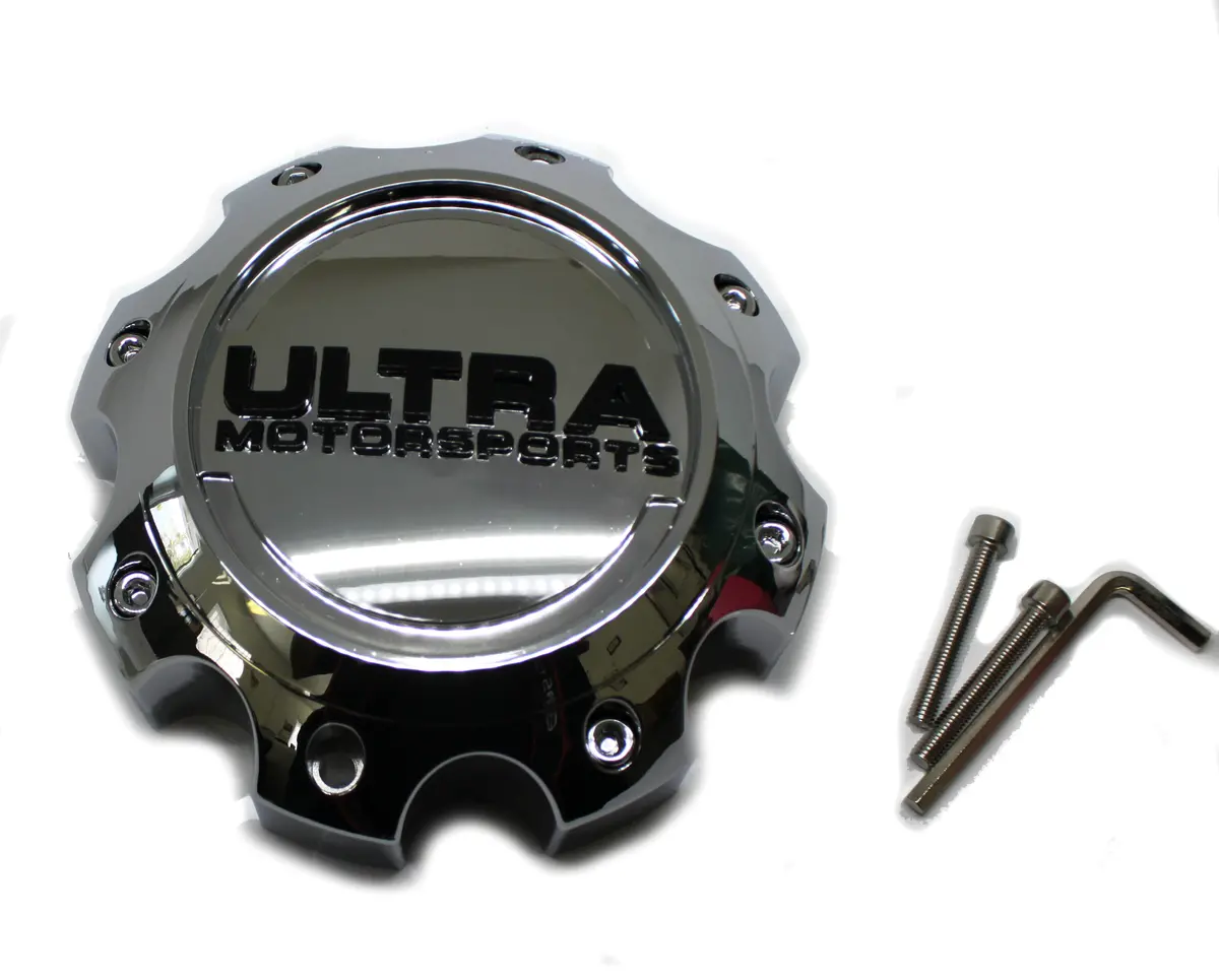 Ultra Wheel Chrome Center Cap 8 Lugs 62861890F-7A New 1