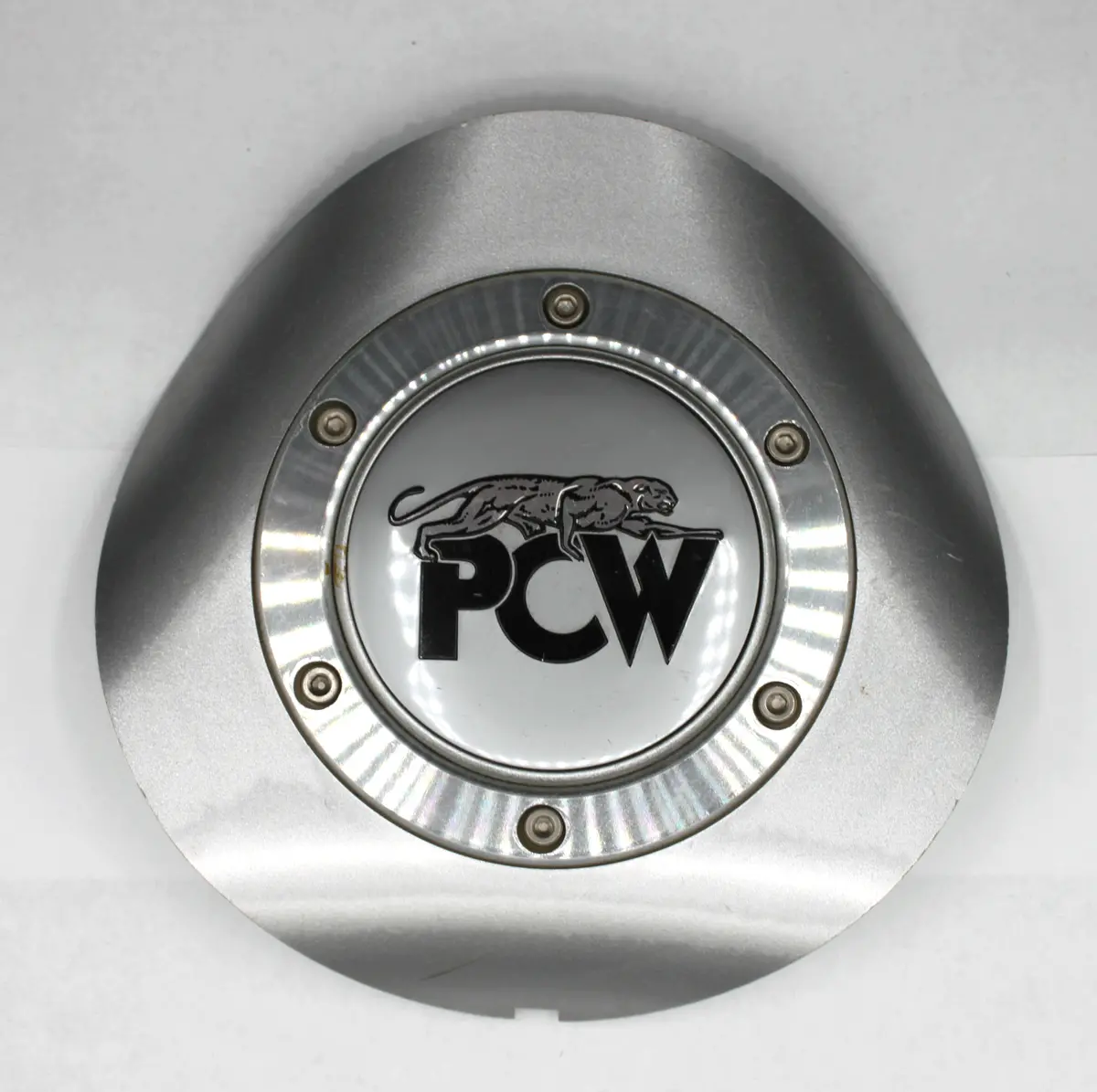 15" Panther Pcw Wheel 106 Silver Center Cap 3 Spoke 15X7 15X8 1