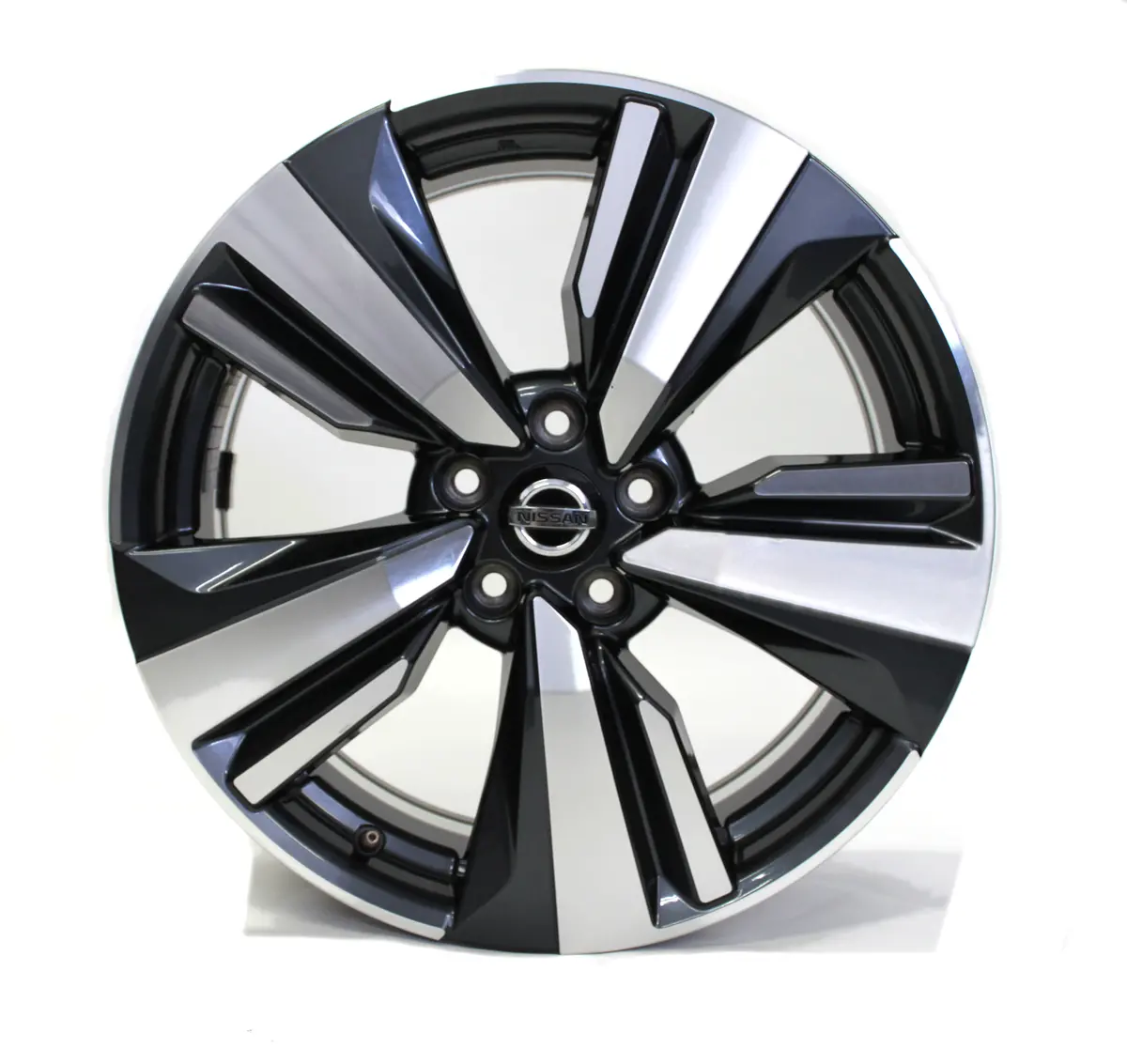 19" Wheel Nissan Rogue 2021 2022 2023 Factory Oem 62829 Machined Black 1