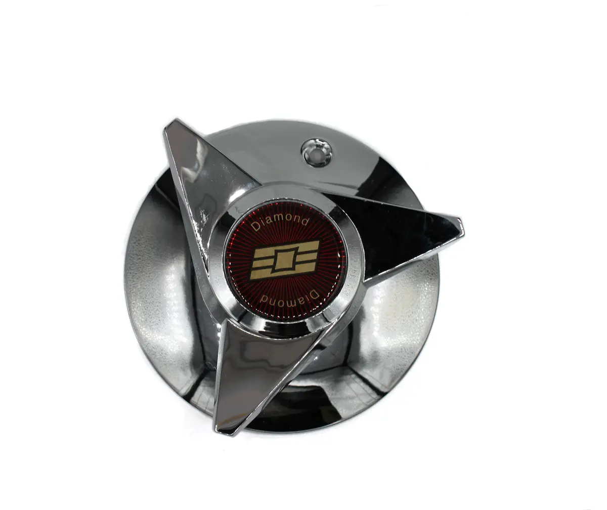 La Wire Diamond Luxor Roadster Center Caps Bolt On 3 Bar Fluted Spinners 1