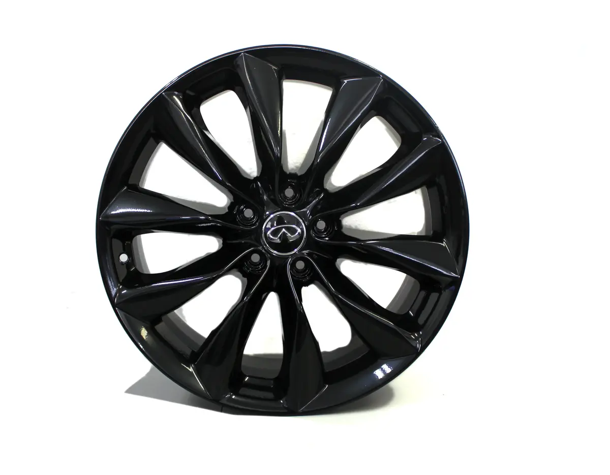 19" Infiniti Q50 M35 Factory Oem 73808 Black Wheels Set 4 2019-2023 1