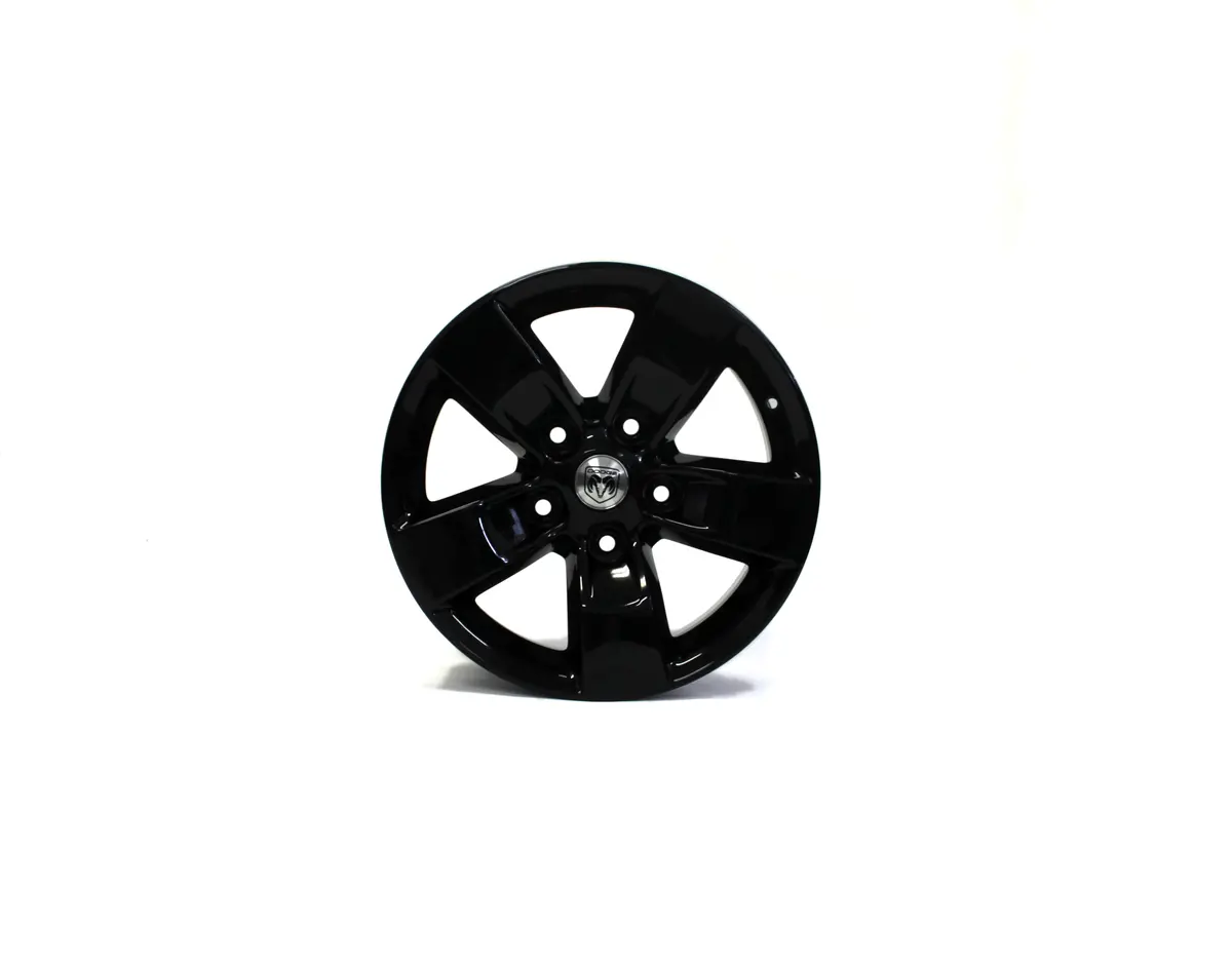 17" Dodge Ram 1500 Wheels 2013-2017 Gloss Black Factory Oem 2448 Set 4 1