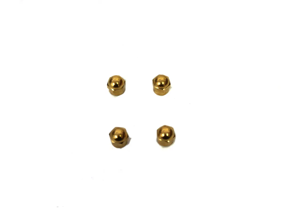 Wire Wheel Gold Plated 24K Valve Stem Caps Only Set Of 4 1