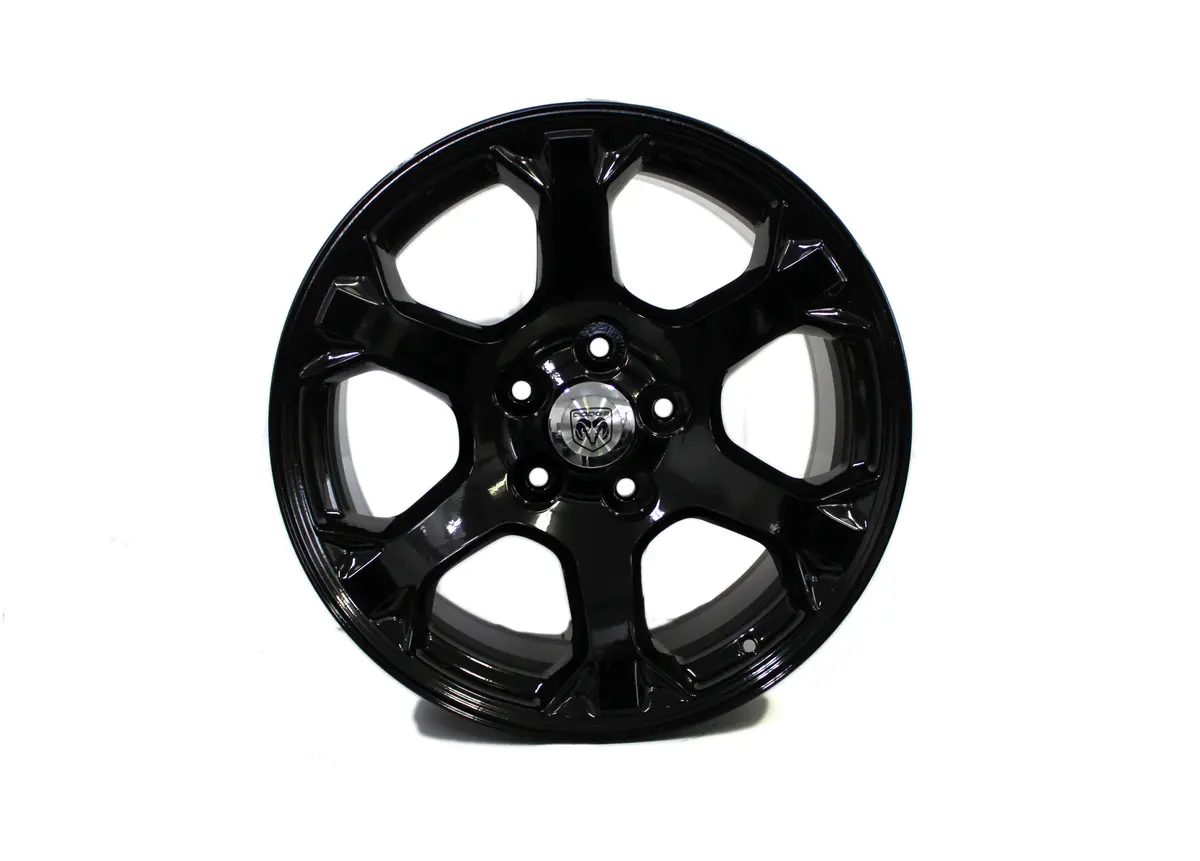 20" Wheels Dodge Ram 1500 2014-2018 Factory Oem 2454 Gloss Black 1
