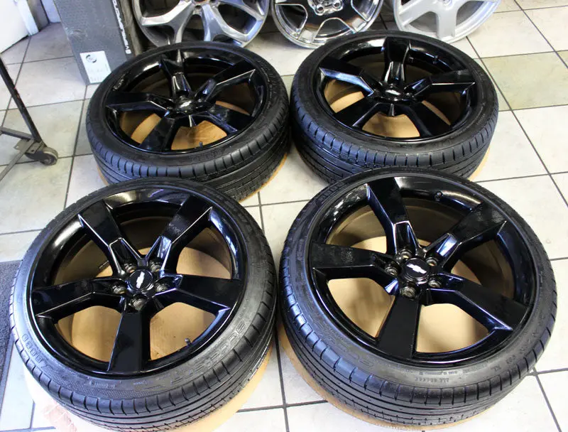 20" Chevy Camaro 2010-2017 Staggered Wheels Oem 5443 5445 Tires 245/45R20 1