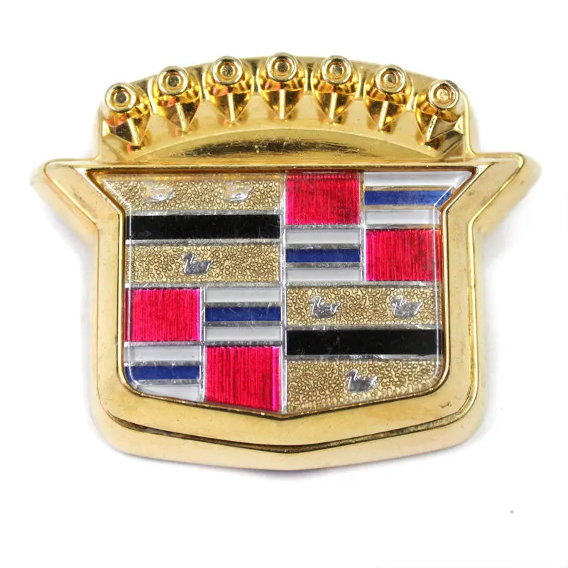 Cadillac Deville Trunk Lock Gold Cover Emblem 24K 1980-1996 1