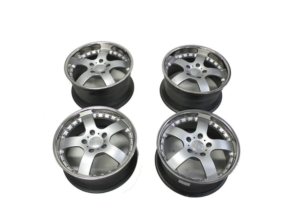 18" Atp Wheels 5-Razze Porsche 911 993 996 Staggered Silver Set 4 1