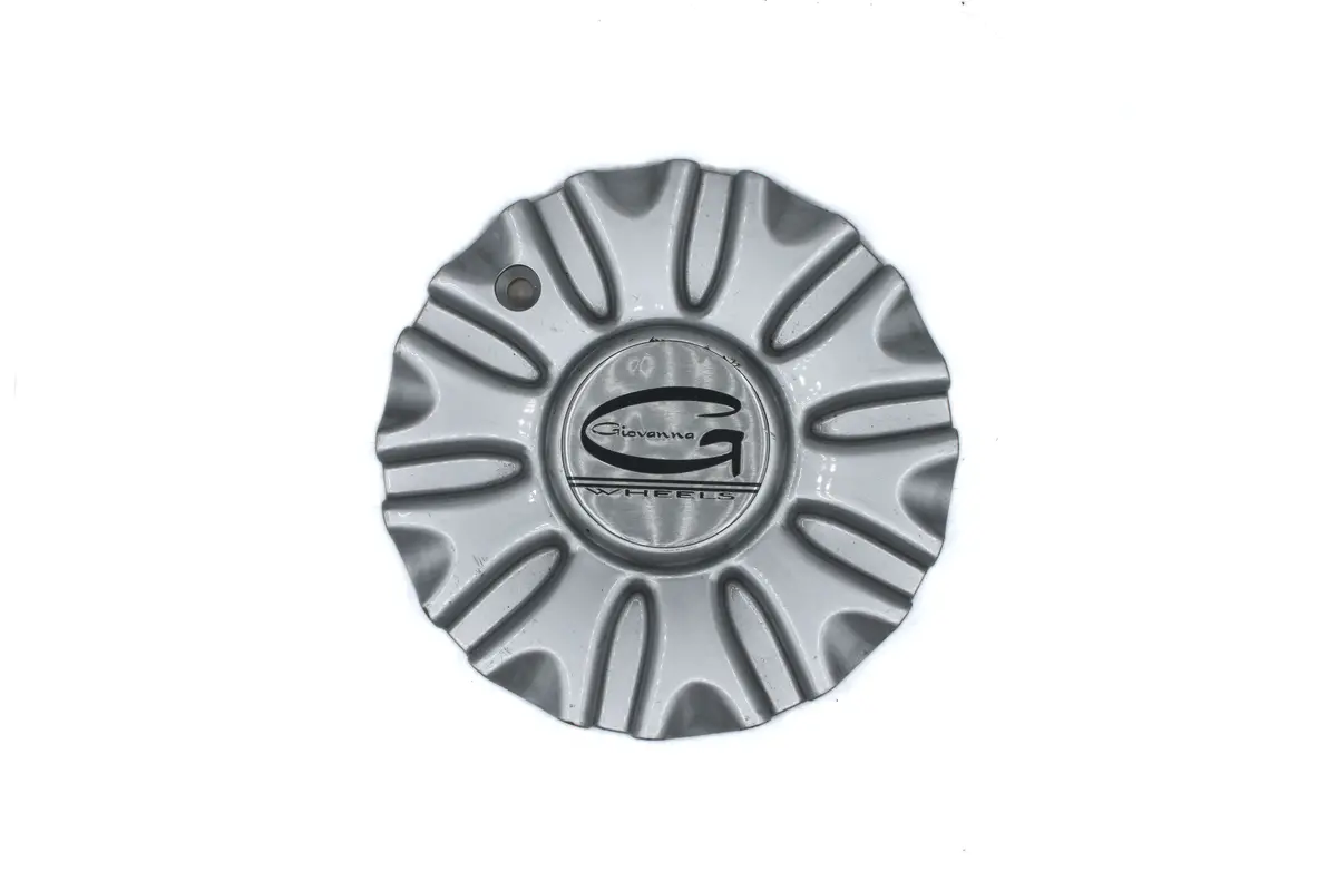 Giovanna Wheel Silver Center Cap Used 1