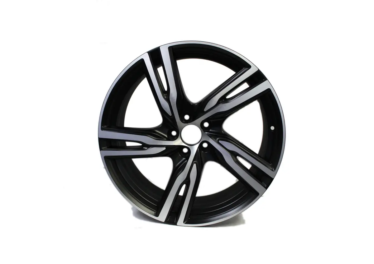 20" Wheel Volvo V90 S90 2017-2021 Factory Oem 70441 Black Machined Rim 1