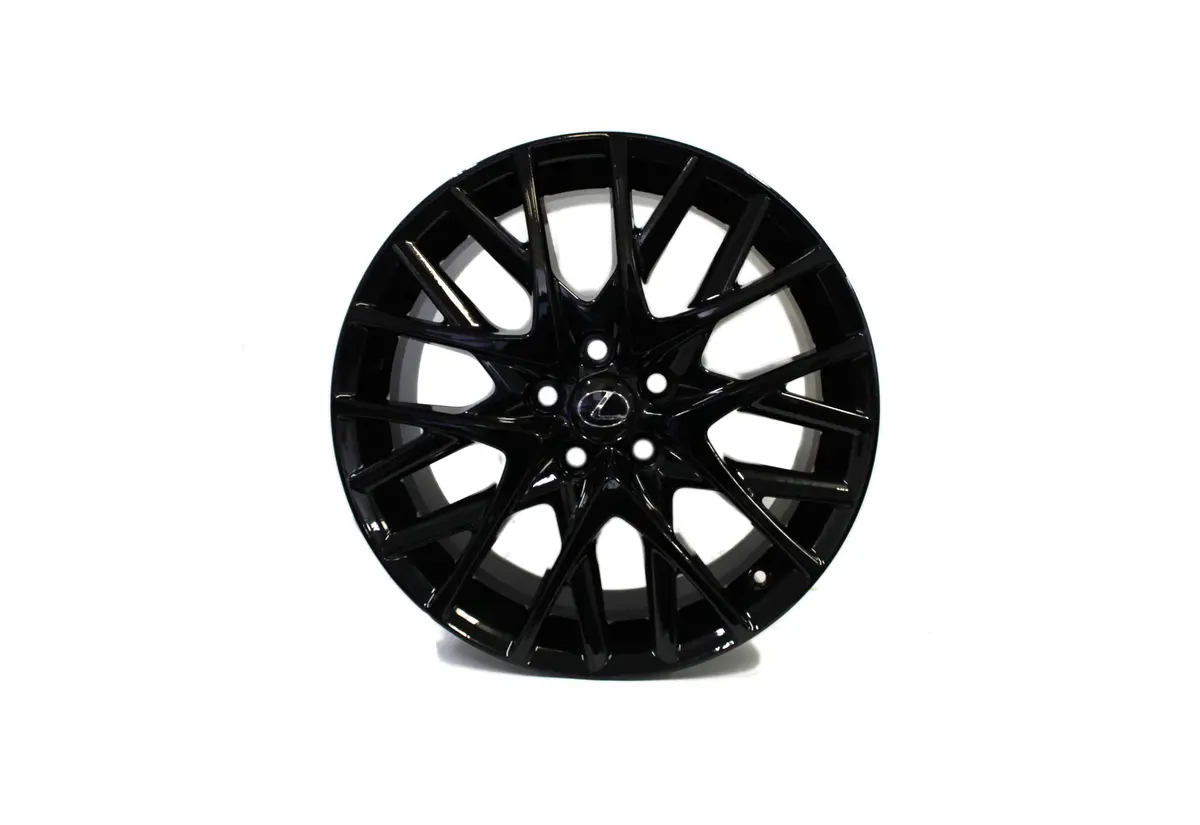 19" Wheels Lexus Rc200 Rc300 Rc350 Staggered Oem Factory 74315 74316 Black 1