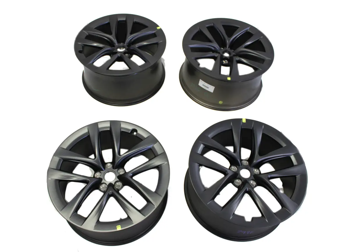 21" Tesla Model S Arachnid Wheels 2022-2024 Charcoal Oem 95238 Staggered 95239 1