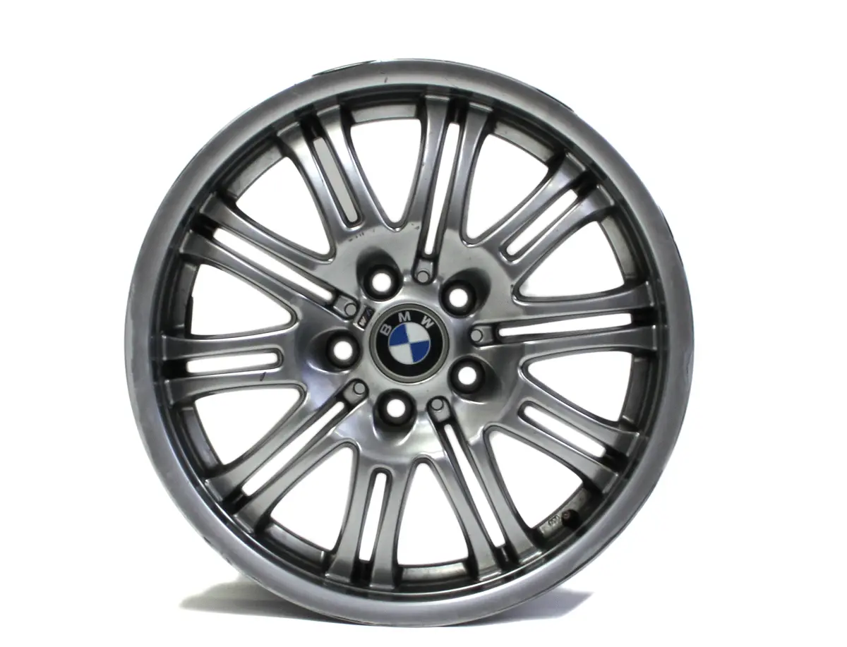 18" Wheel Rear Bmw M3 Style 67 Hyper Silver 2001-2006 Oem 59368 Rim 1