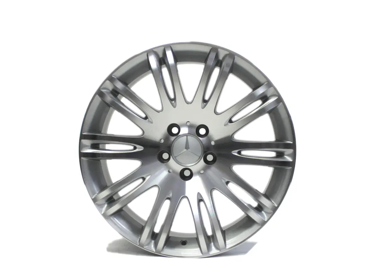 18" Wheel Rear Mercedes Benz E350 E550 E-Class Machine Silver Oem 65433 2007-2009 1