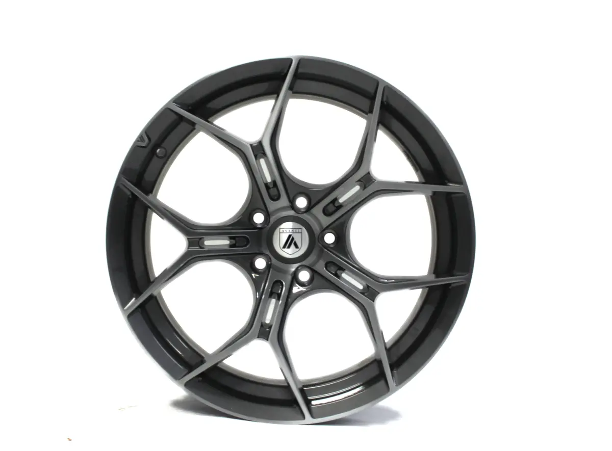 20" Asanti Monarch Brushed Titanium Abl37 Wheel 1