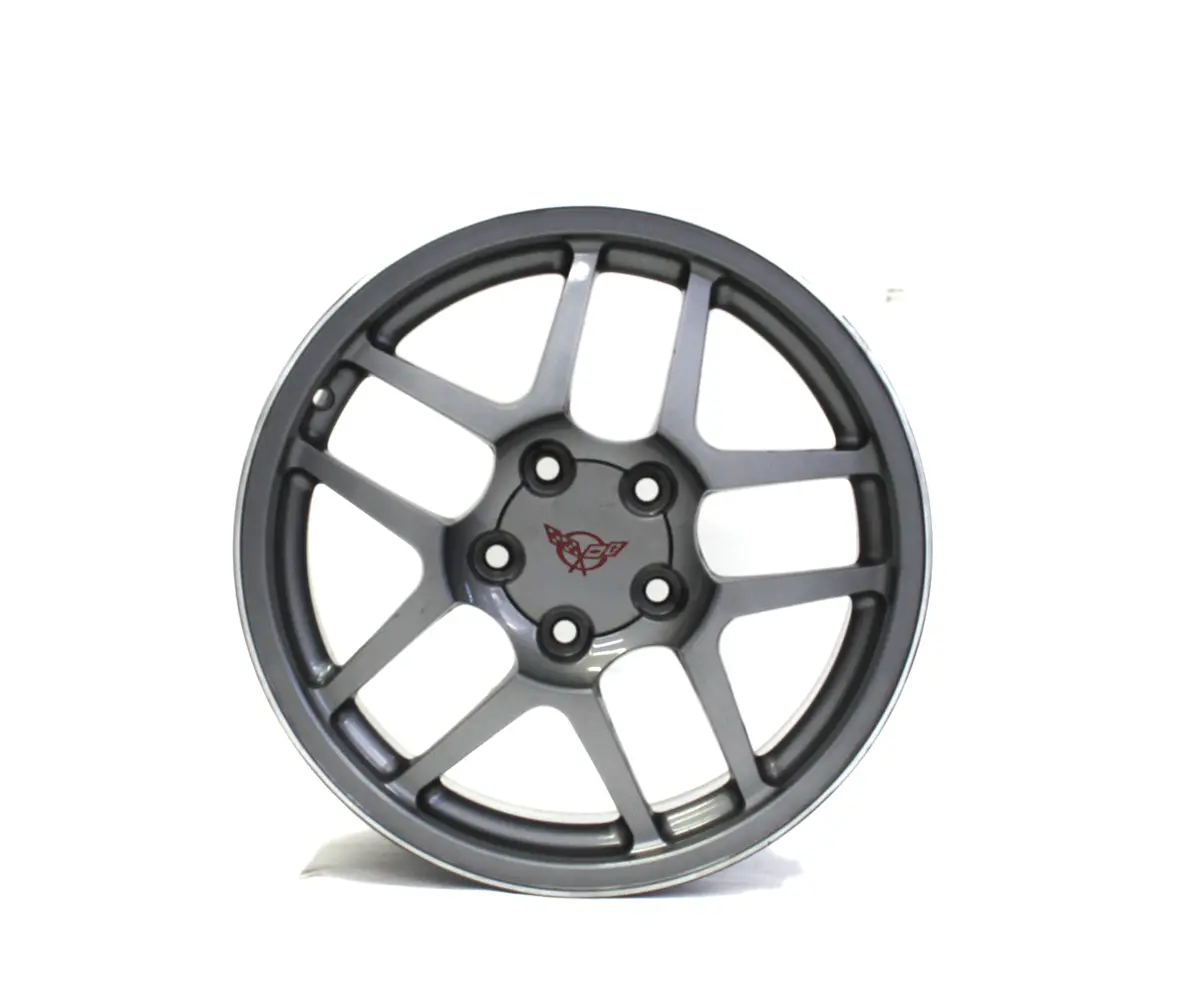 17" Wheel Front Corvette C5 Z06 2001-2004 Gunmetal Factory Oem 9593803 Rim 1