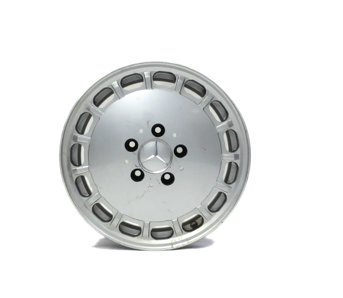 15" Wheel Mercedes Benz 450Sel W126 R107 1976-1991 Silver Oem 65140 1