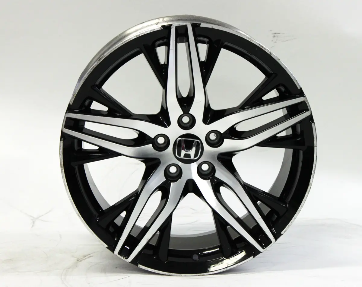 19" Wheel Honda Accord 2021 2022 Black Machined Factory Oem 96982 Rim 1