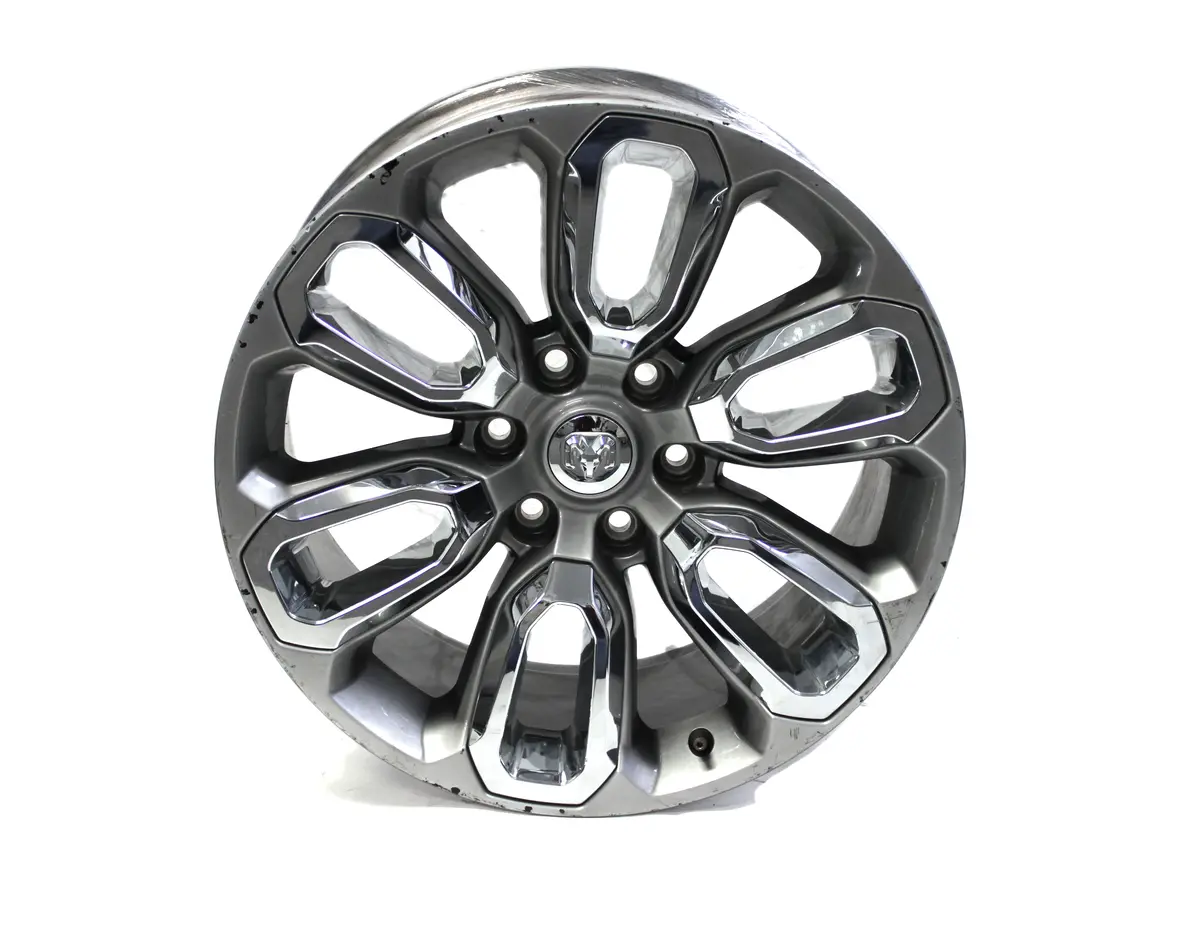 20" Wheel Dodge Ram 1500 2021-2023 Gray Chrome Inserts Factory Oem 2677 1