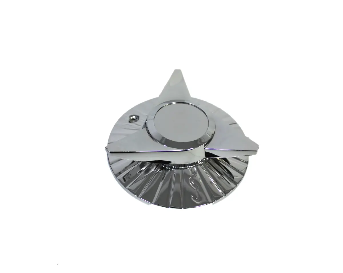 La Wire Center Caps Bolt On 3 Bar Fluted Spinners New 1