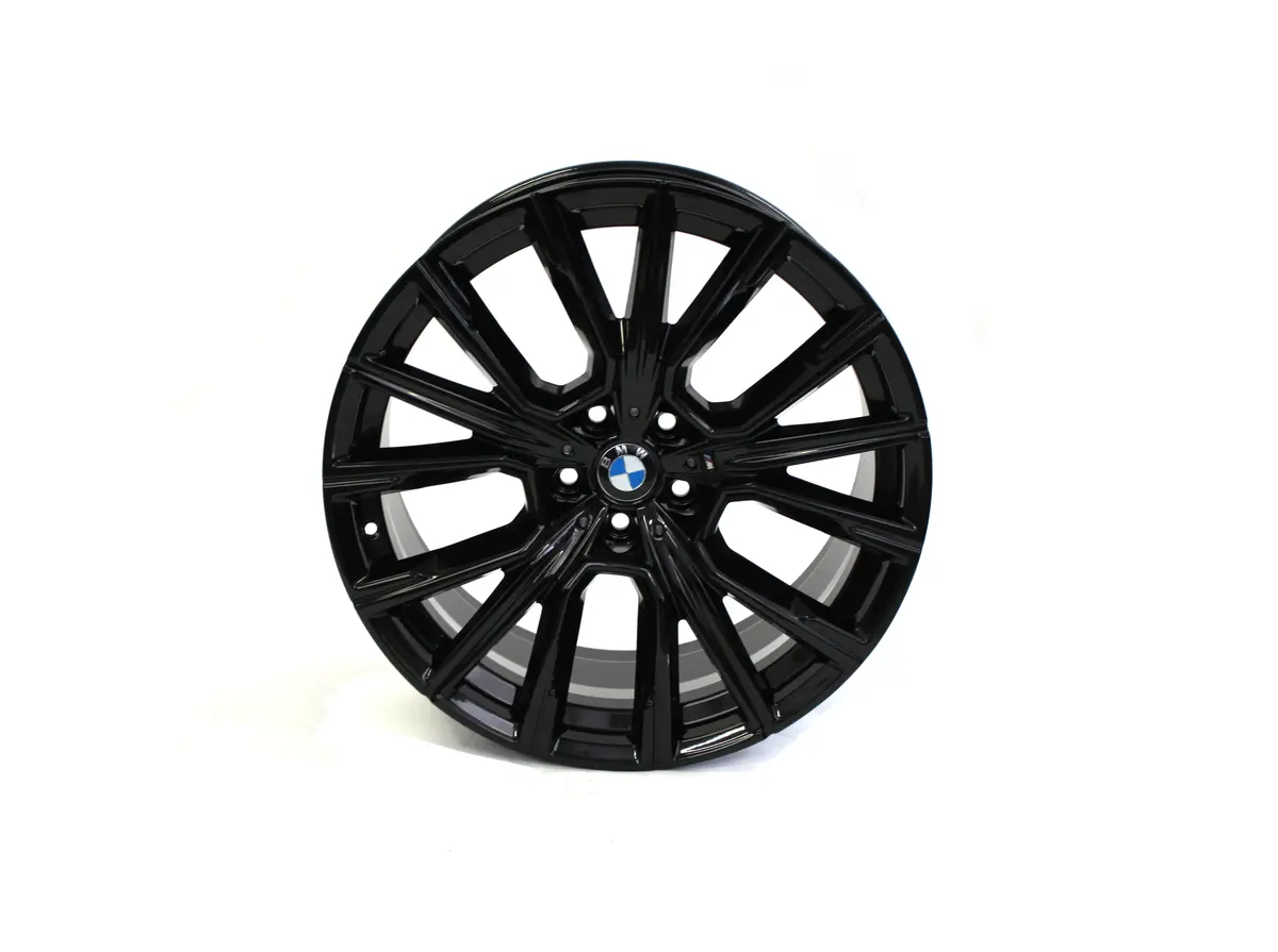 20" Wheel Rear Bmw M760i 750I 740I 2021 2022 2023 Factory Oem 71446 Black 1