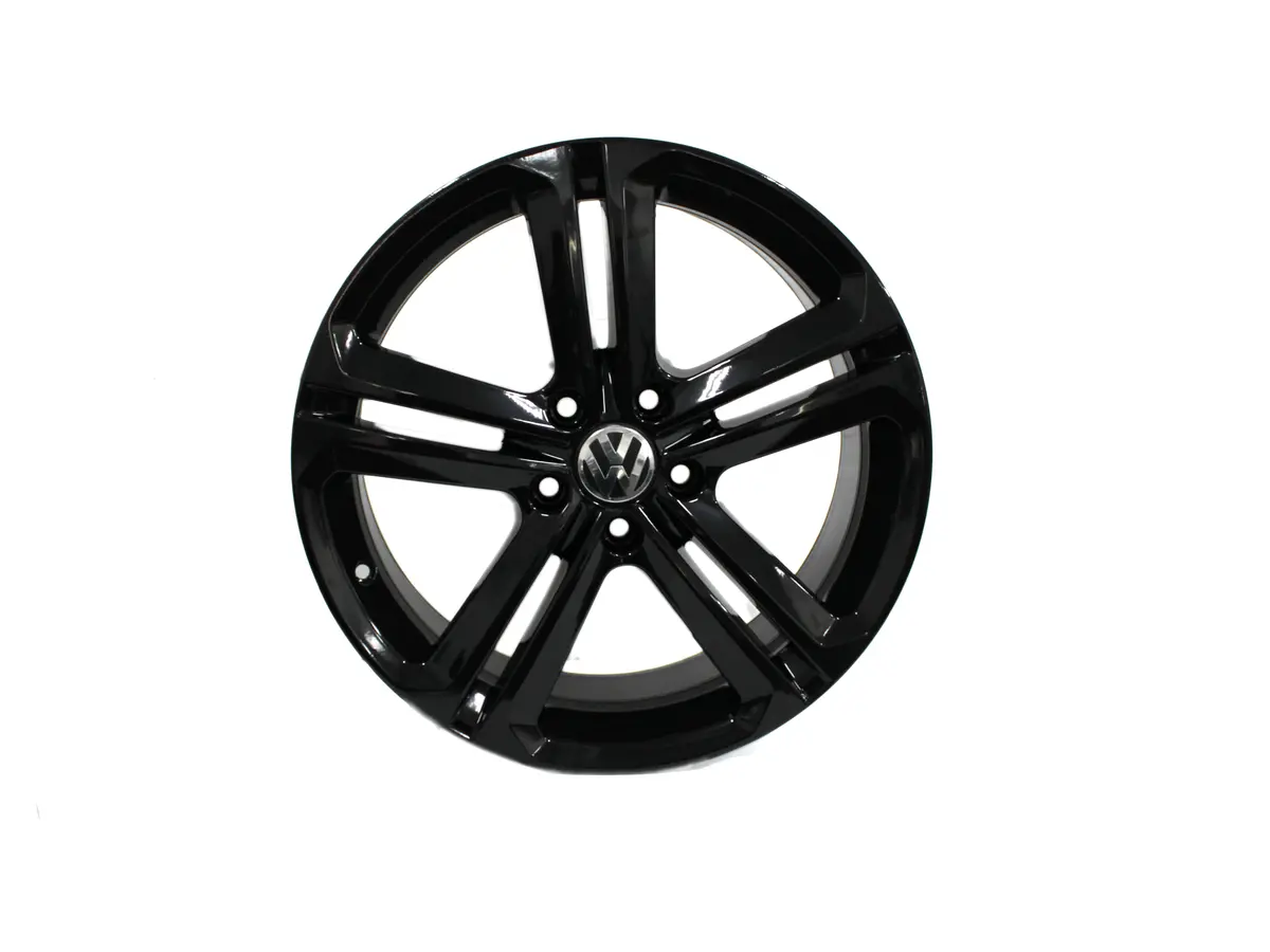 18" Wheels Volkswagen Vw Jetta Black Factory Oem 69987 Rims 2015-2018 Set Of 4 1