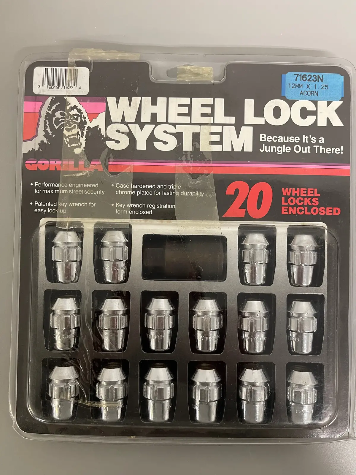 Gorilla Automotive Wheel Locks 12Mm X 1.25 Acorn 71623 12Mm1x.25 1