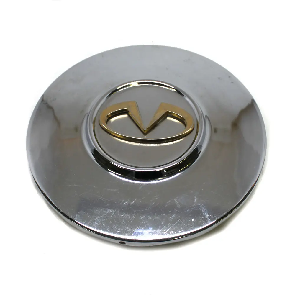 Infiniti Wheel Chrome Center Cap Gold Logo Used 1