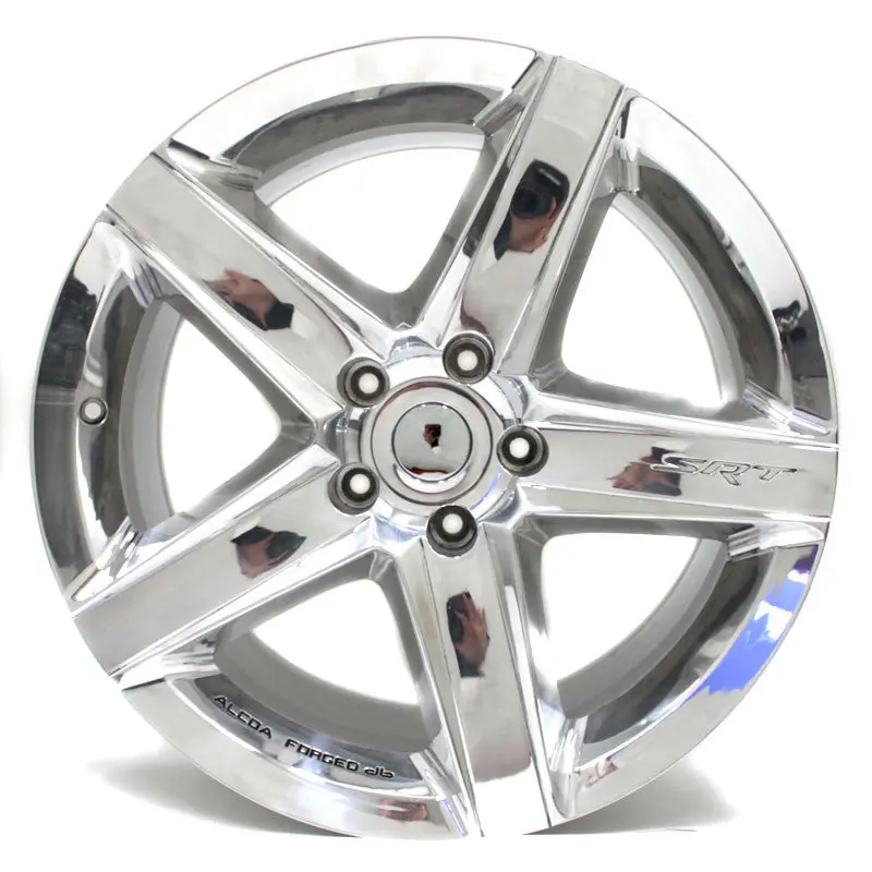 20" Jeep Cherokee 06 07 08 09 Srt Alcoa Forged Polished Rear Wheel Oem 9063 1