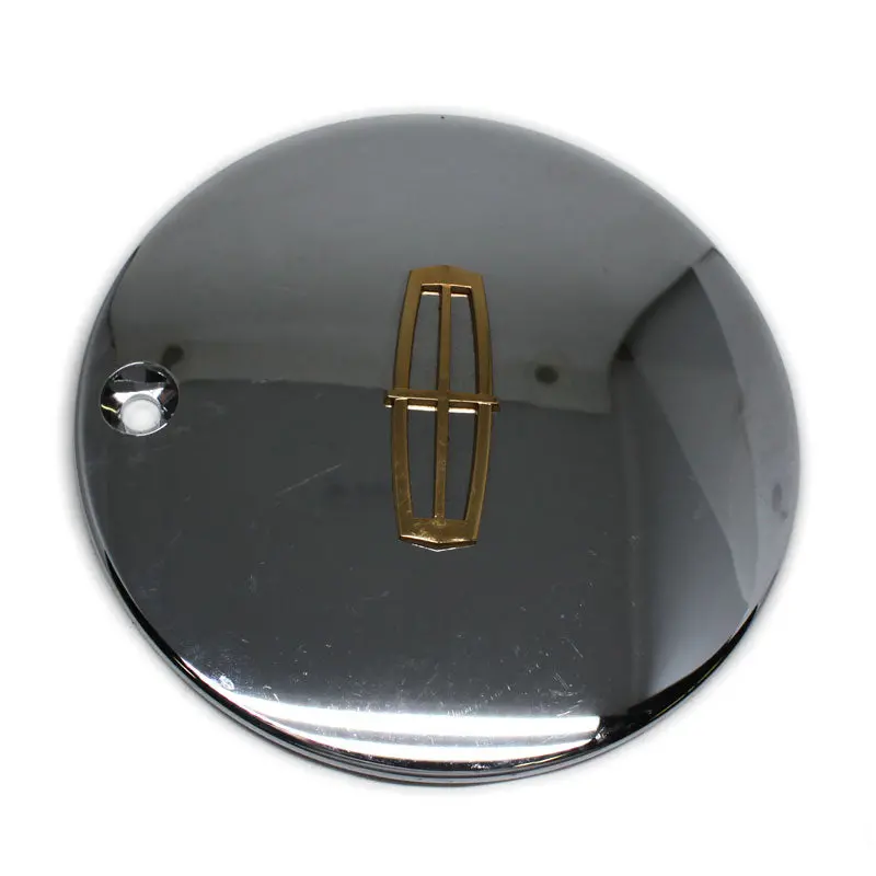 Lincoln Chrome Center Cap Gold Logo # 991-0625 New 1